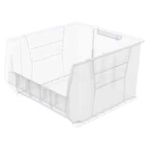 Storage Bin AkroBins Super-Size Clear Plastic 12 X 18-3/8 X 20 Inch