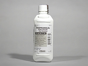 Propranolol HCl 20 mg / 5 mL Solution 500 mL