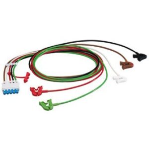 ECG Cable 1.6 Meter, 5-Leads, With Grabber For M1663A, M1949A, M1976A