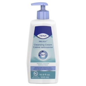 Rinse-Free Body Wash TENA ProSkin Cleansing Cream Cream 16.9 oz. Tube Mild Scent