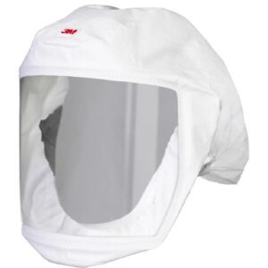 3M Versaflo Air Purifying Respirator Headcover Integrated Head Suspension Pull On Closure Medium / Large White