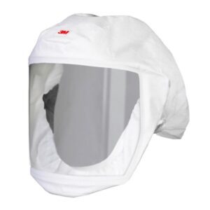 3M Versaflo Air Purifying Respirator Headcover Integrated Head Suspension Pull On Closure Small / Medium White