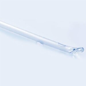Urethral Catheter GentleCath Coude Tip Uncoated PVC 14 Fr. 16 Inch