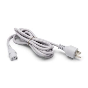 Diagnostic Power Cord IEC Device Connector Type-C13, 8 Foot For CVSM monitor