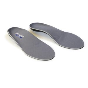 Orthotic Insert Powerstep Wide Fit Full Length Polyester / Polypropylene / Shore A 40 EVA  / VCT Foam Male 12 to 13 Gray
