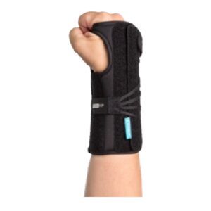 Wrist Brace Ossur Formfit Universal Aluminum / Copper / Cotton / Polyamide / Polyester / Polyurethane Right Hand Black Pediatric Size