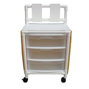 Isolation Cart 15.75 X 26 X 46 Inch 0.125 X 15 X 25 Inch, 0.25 X 6 X 11 Inch Shelf Size