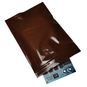 Reclosable UV Protection Bag LK 12 X 12 Inch LDPE Amber Zipper Closure