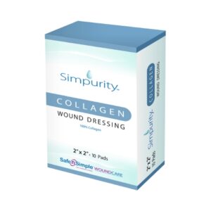 Collagen Dressing Simpurity 2 X 2 Inch Square Sterile