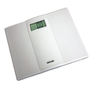 Floor Scale Health O Meter Digital Display 400 lbs. / 181 kg Capacity White Battery Operated