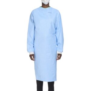 Surgical Gown with Towel Aero Blue Large Blue Sterile AAMI Level 3 Disposable
