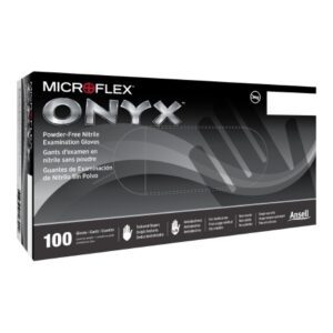 Exam Glove High Five Onyx X-Large NonSterile Nitrile Standard Cuff Length Textured Fingertips Black Not Rated