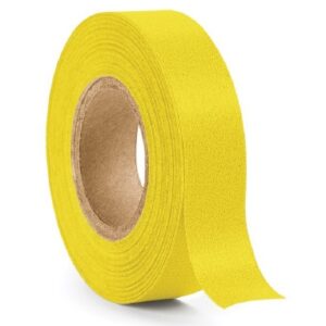 Blank Instrument Tape UAL Colored Identification Tape Yellow Flexible Paper 1/2 X 500 Inch