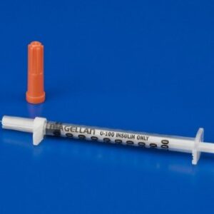 Safety Tuberculin Syringe with Needle Magellan 1 mL 1/2 Inch 27 Gauge Sliding Safety Needle Regular Wall