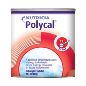 Oral Supplement Polycal Unflavored Powder 400 Gram Canister