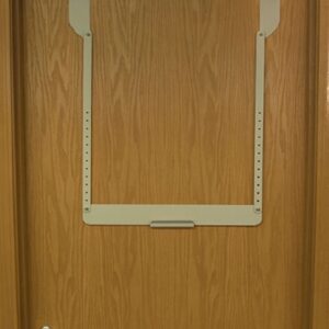 Door Hanger – Protective Apparel Dispenser Bowman Door Mounted 1-Protective Apparel Dispenser Quartz 2-15/16 X 26-1/8 X 29-1/2 Inch Powder-Coated Steel