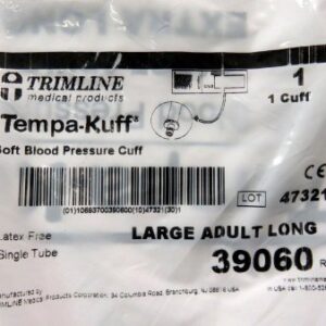 Single Patient Use Blood Pressure Cuff Trimline 35.5 to 46 cm Arm Cloth Fabric Cuff Adult Long Cuff
