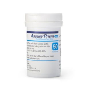 Blood Glucose Test Strips Assure 100 Strips per Pack