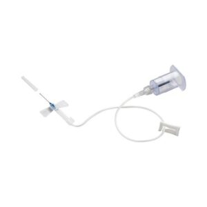 Saf-T Wing Blood Collection Set 21 Gauge 3/4 Inch Needle Length Safety Needle 12 Inch Tubing Sterile