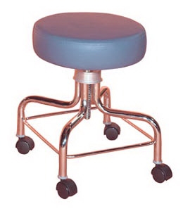 Doctors Stool Pneumatic Cylinder Height Adjustment Black