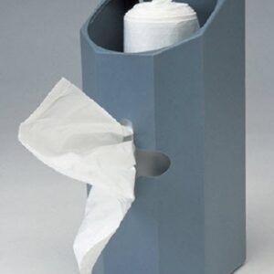 Bag Dispenser Heritage Gray HDPE Manual 1 Roll Surface Mount