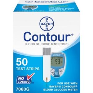 Blood Glucose Test Strips Contour 50 Strips per Pack