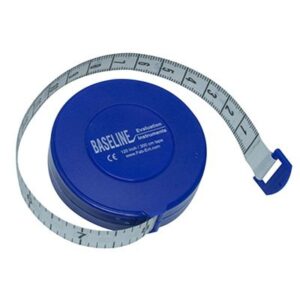 Measurement Tape Baseline 120 Inch Woven Fabric / Plastic Casing Reusable Inches / Centimeters