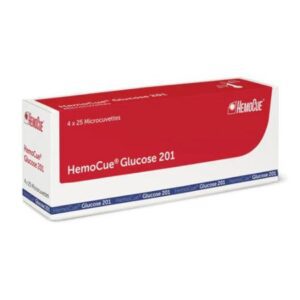 General Chemistry Reagent Microcuvette HemoCue Glucose 201 Glucose For HemoCue Glucose 201 Analyzer 50 Tests