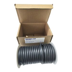 General Use Tubing Black 1/4 Inch I.D. 50 Foot Length Natural Latex Rubber NonSterile