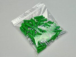 Reclosable Bag LK Clear Line 5 X 7 Inch LDPE Clear Zipper Closure