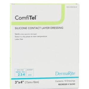 Wound Contact Layer Dressing ComfiTel 3 X 4 Inch Sterile