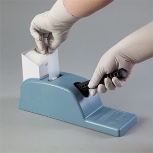 Pill Crusher Quiet Crusher Hand Operated Blue / White