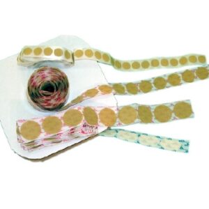 Self-Adhesive Back Hook Tab Velcro Brand 0.2 X 1.375 X 1.375 Inch, 1-3/8 Inch Tab