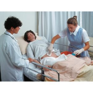 Patient Care Mannequin Simulaids Male / Female Interchangeable 105 lbs. Cast Vinyl Over A Steel Cable Frame