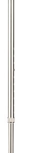 Round Handle Cane Fabrication Enterprises Aluminum 29 to 38 Inch Height Silver