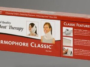 Moist Heating Pad Thermophore Classic Neck / Jaw / Sinus Petite Cotton Blend Cover Reusable