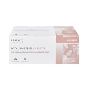 Reproductive Health Test Kit McKesson Consult hCG Pregnancy Test 25 Tests CLIA Waived