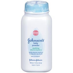 Baby Powder Johnson’s 1-1/2 oz. Scented Shaker Bottle Cornstarch / Aloe / Vitamin E