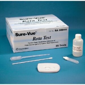 Digestive Test Kit Sure-Vue Rota Test Rotavirus Antigen 25 Tests CLIA Non-Waived