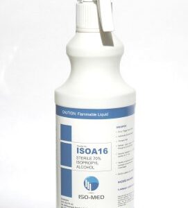 Surface Disinfectant Cleaner Iso-Med Alcohol Based Trigger Spray Liquid 16 oz. Bottle Alcohol Scent Sterile