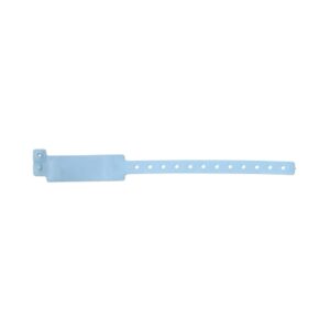 Identification Wristband with Shield Veri-Color Write On Band Permanent Snap Without Legend