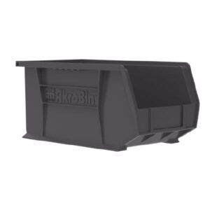 Storage Bin AkroBins Black Plastic 7 X 8-1/4 X 10-3/4 Inch