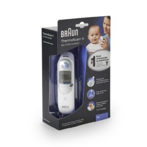 Tympanic Ear Thermometer Braun ThermoScan Ear Probe Handheld