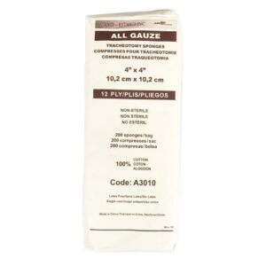 Drain Sponge All Gauze 4 X 4 Inch 12-Ply NonSterile 2 per Pack