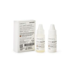 Reproductive Endocrinology Control Set McKesson Consult Pregnancy (hCG) Testing Positive Level / Negative Level 2 X 4 mL
