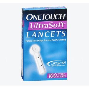 Lancet for Lancing Device OneTouch 28 Gauge Non-Safety Twist Off Cap Finger
