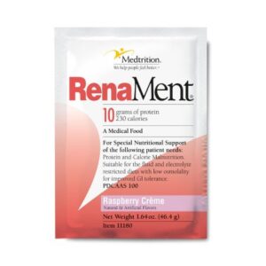 Oral Supplement RenaMent Raspberry Cream Flavor Powder 46.4 Gram Individual Packet