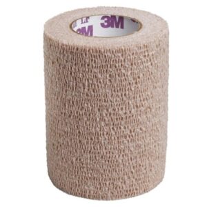 Cohesive Bandage 3M Coban LF 2 Inch X 5 Yard Self-Adherent Closure Tan Sterile Standard Compression