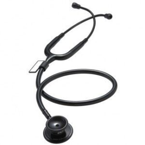 Clinician Stethoscope MD One Black 1-Tube 30 Inch Tube Double Sided Chestpiece