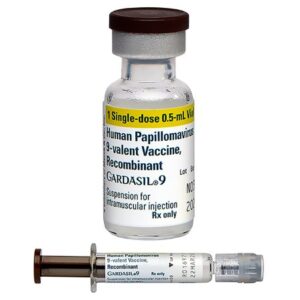 Gardasil 9 Human Papillomavirus 9-Valent Vaccine, Recombinant, Preservative Free 20 mcg – 60 mcg / 0.5 mL Injection 0.5 mL